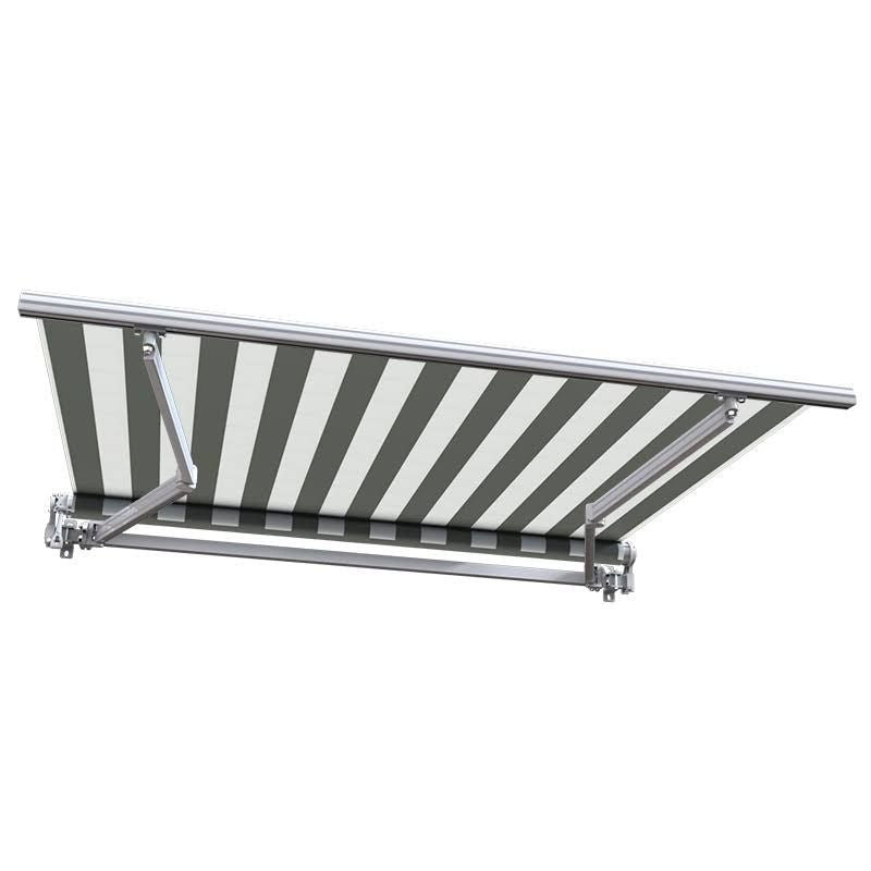 sunny inch Store banne manuel Monobloc pour terrasse(Gris/Blanc)