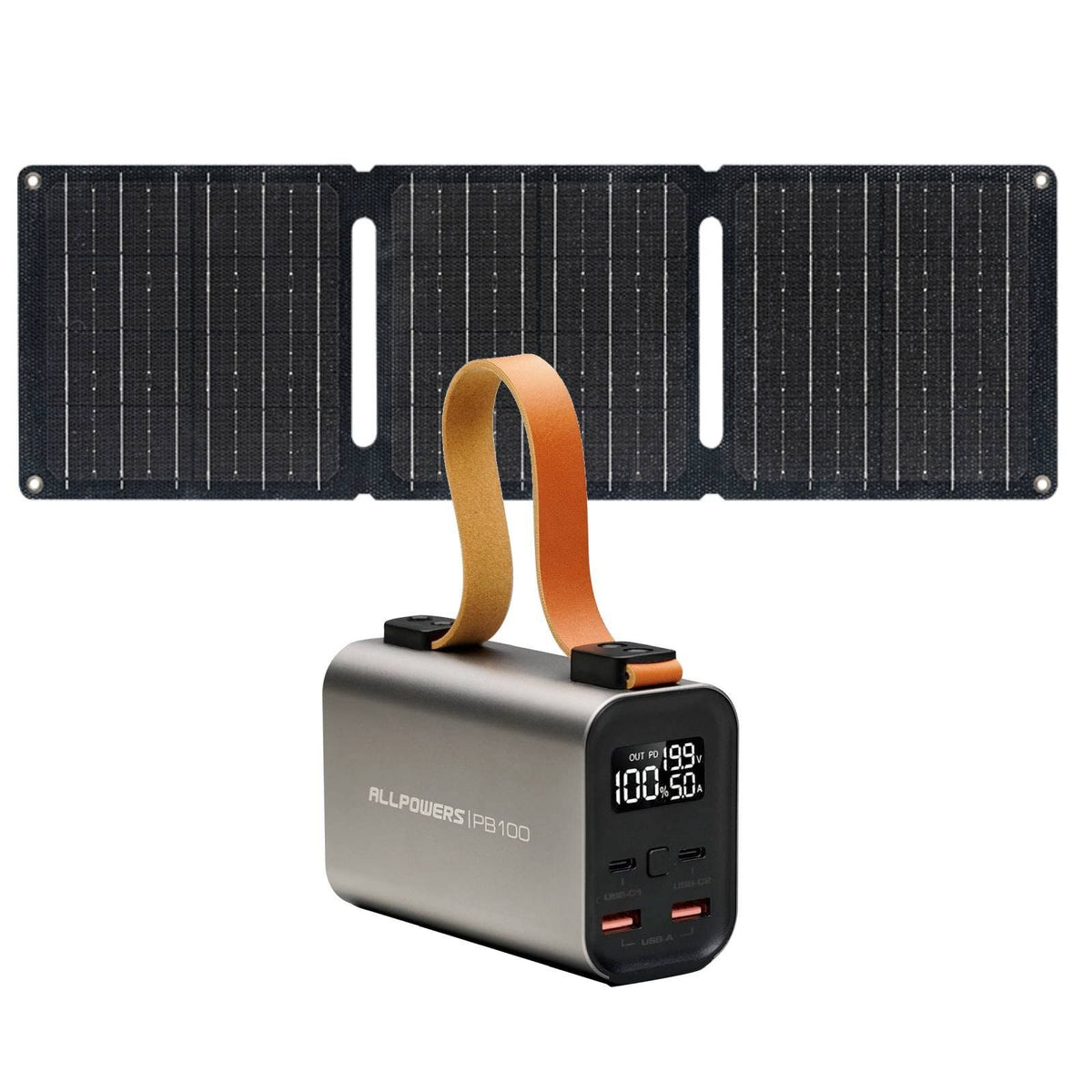 ALLPOWERS PB100 Batterie externe portable 100W 24000mAh(Noir/Gris/Marron)