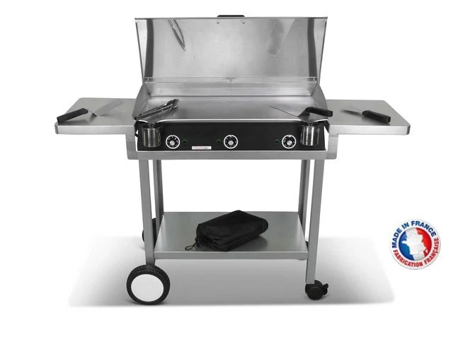 Pack plancha électrique Lux 830 Carbon - Chariot Monceau Planchaelec(SELLER_2026_64465)