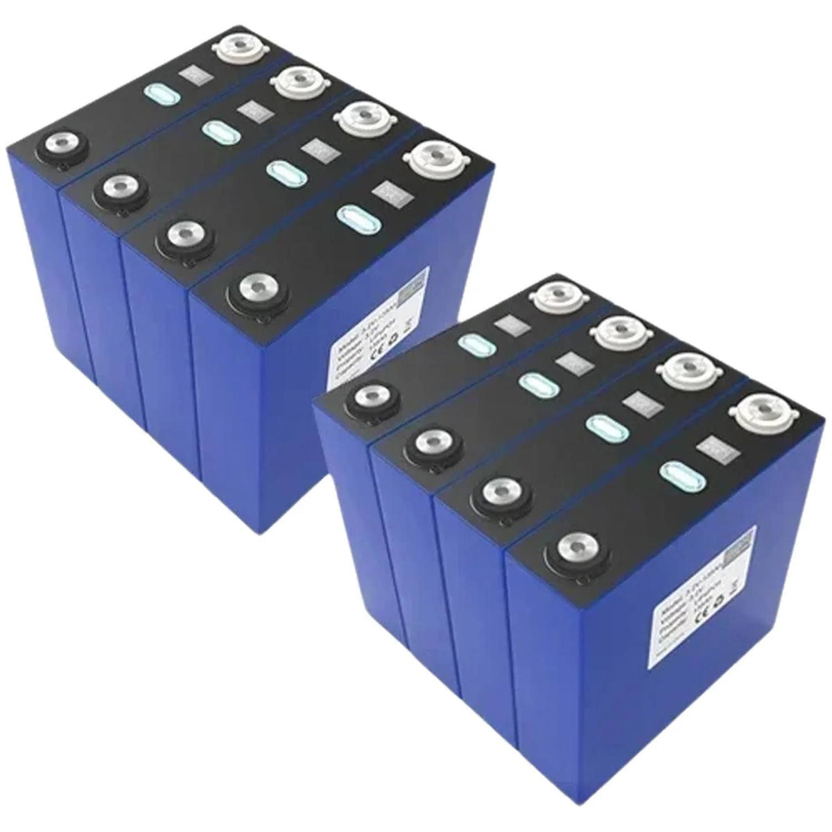 8 pièces 3.2v 340Ah 320AH 310Ah 280Ah 150Ah 105Ah Lifepo4 batterie Lithium fer Phosphate pour(Bleu/Noir)