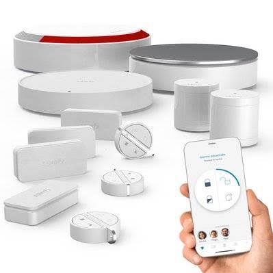 somfy Protection contre le cambriolage + système d'alarme(Blanc)