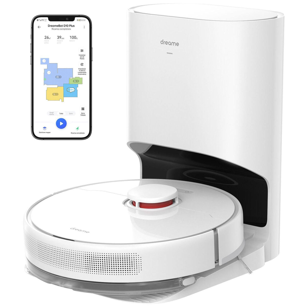 Aspirateur Robot Dreame Plus(Blanc)