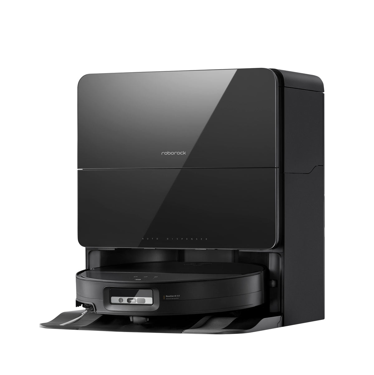 Roborock Saros 10 robot aspirateur laveur avec station d’accueil multifonctionnelle RockDock Ultra(Noir)