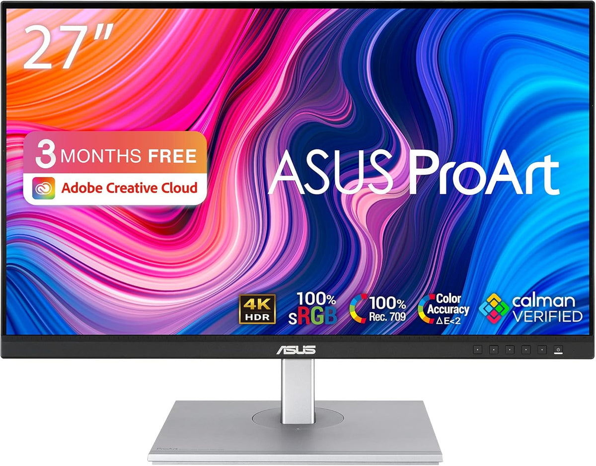 ASUS PA279CV, Noir / Aluminium brossé, 27 4K USB-C(Noir)