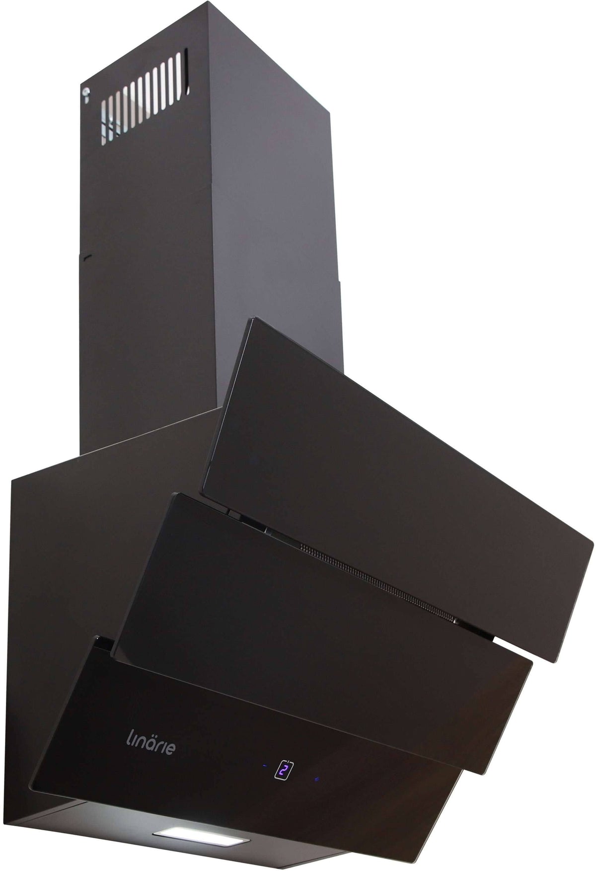 Linarie Gruissan 60cm Stainless Steel  Glass Canopy Rangehood(Noir)