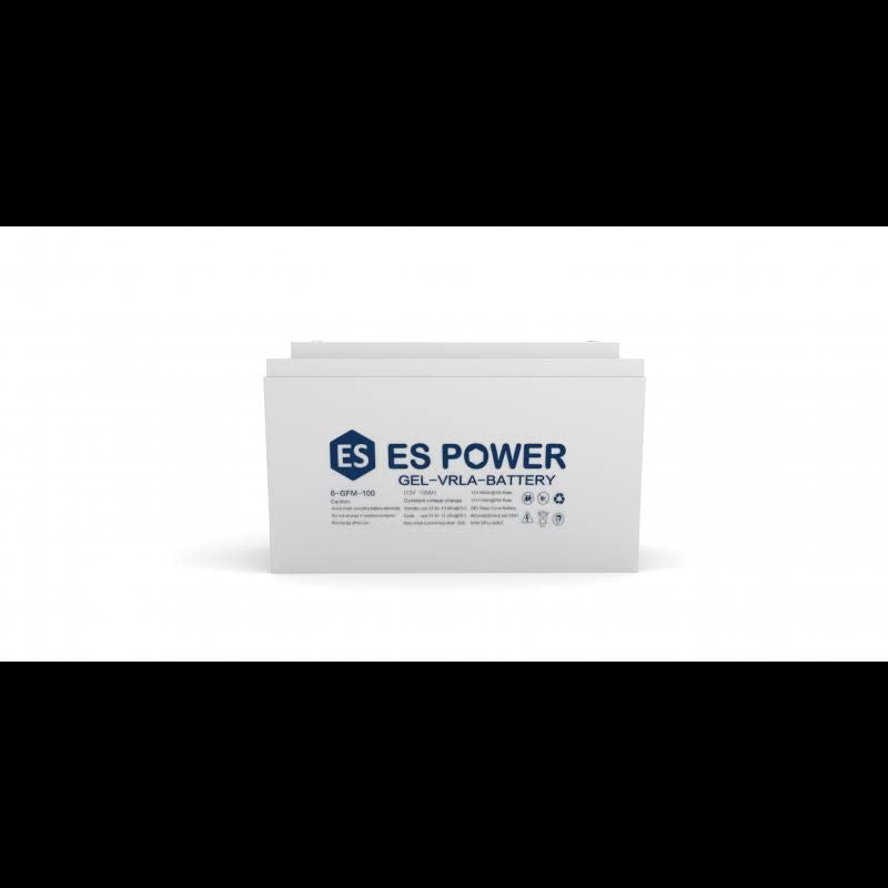 Batterie 100ah 12v Gel décharge Lente(Blanc)